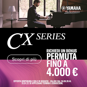 Promozione Yamaha CX Series